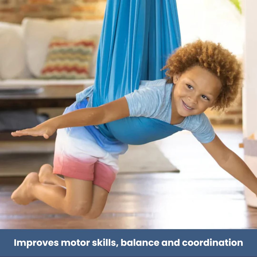CalmFlow Therapeutic Swing – Soothing Support for Kids' Focus & Wellbeing