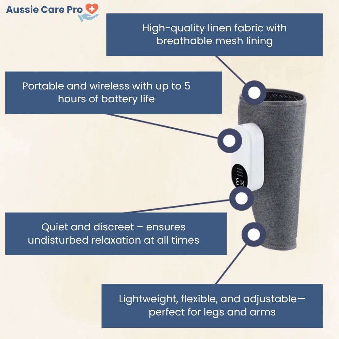 3-in-1 Leg Massager – Compression & Heat Therapy