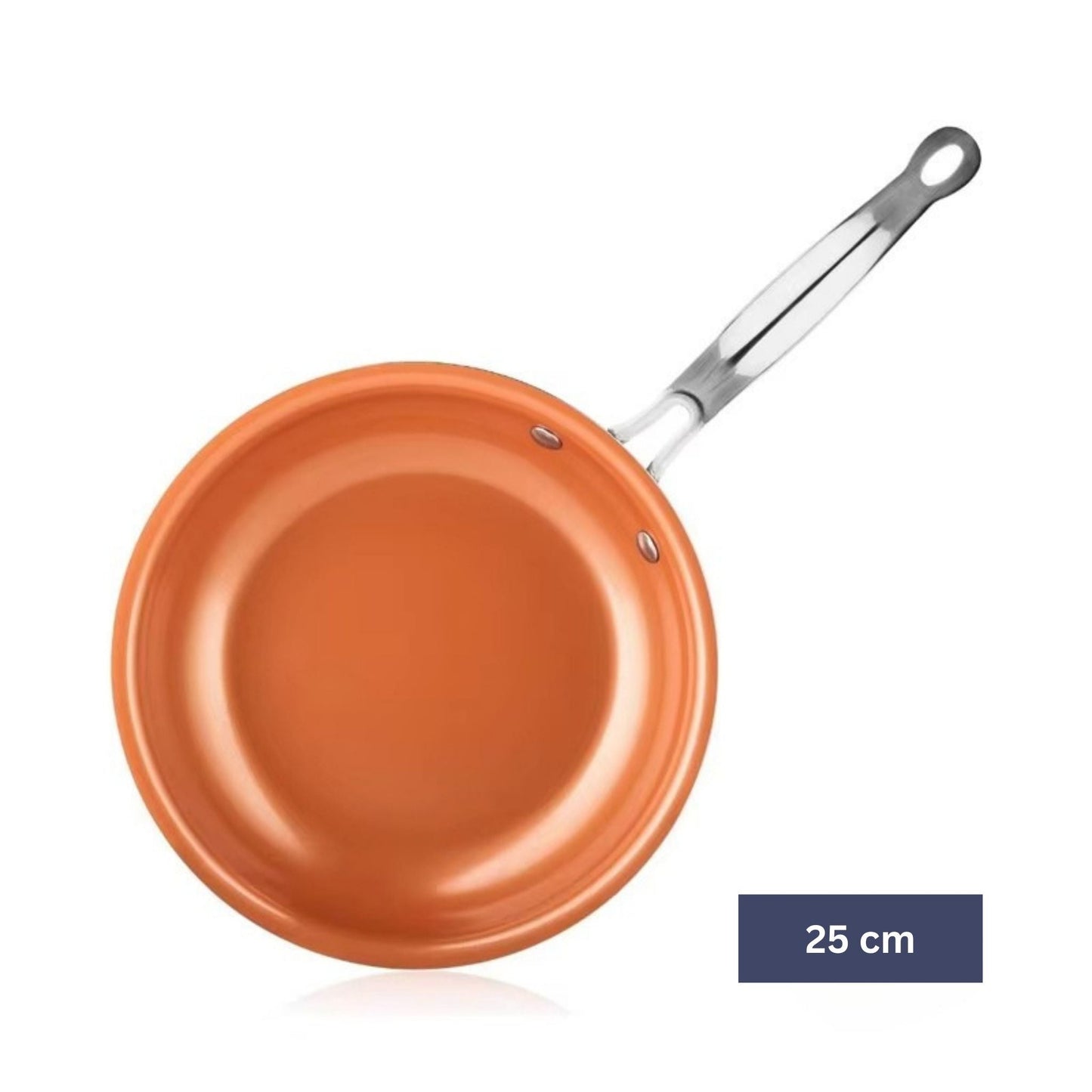 Deluxe Copper Frying Pan – Rapid-Heat Non-Stick Skillet, Oven & Induction Ready