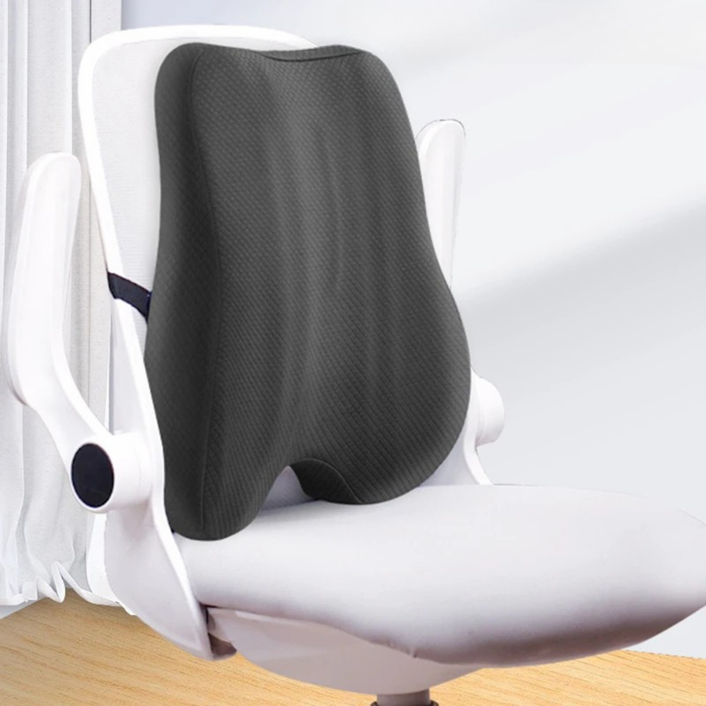 Lumbar Support Cushion – Memory Foam Back Pillow for Office, Car & Home