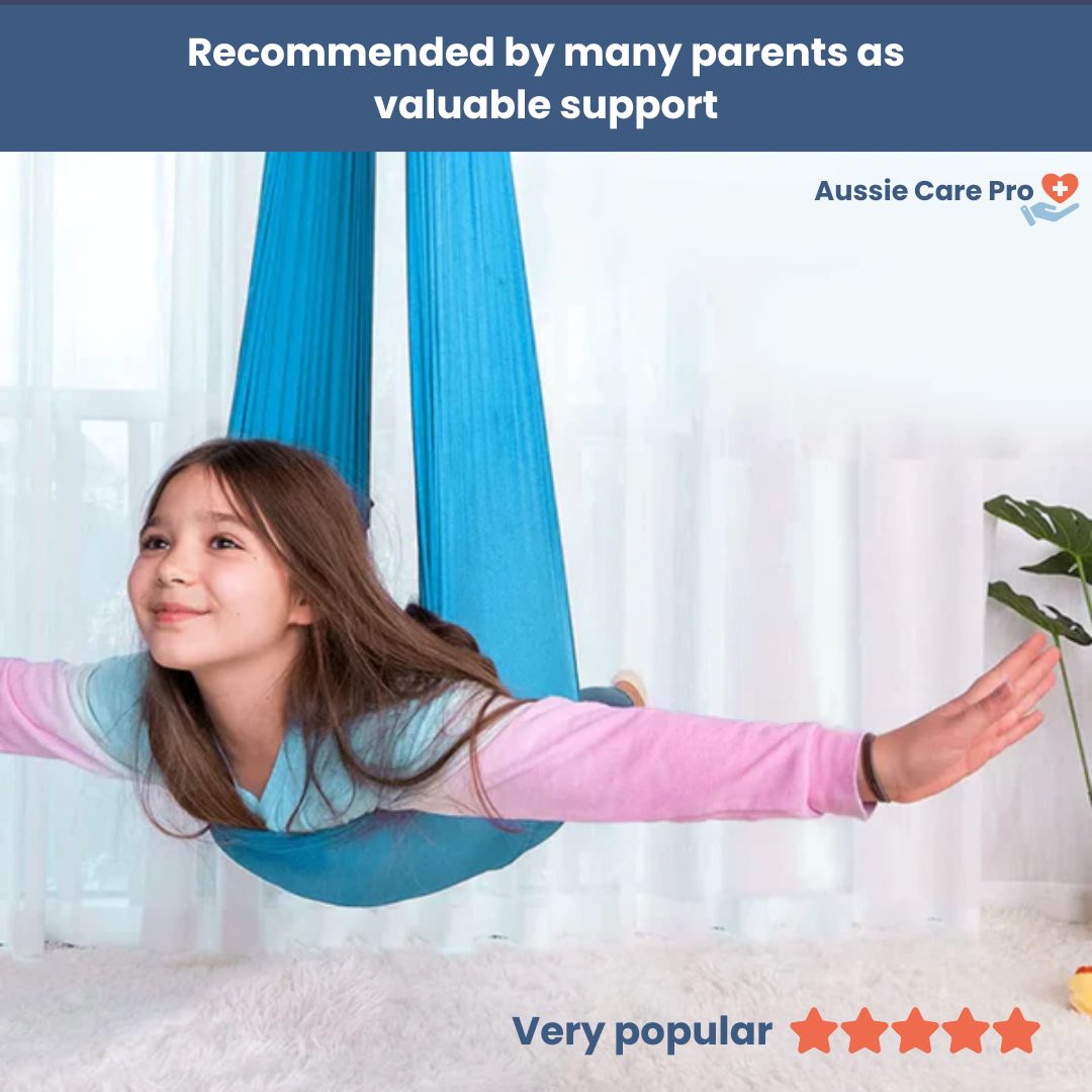 CalmFlow Therapeutic Swing – Soothing Support for Kids' Focus & Wellbeing