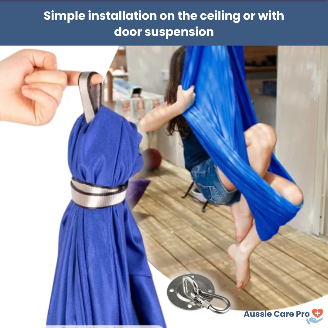 CalmFlow Therapeutic Swing – Soothing Support for Kids' Focus & Wellbeing