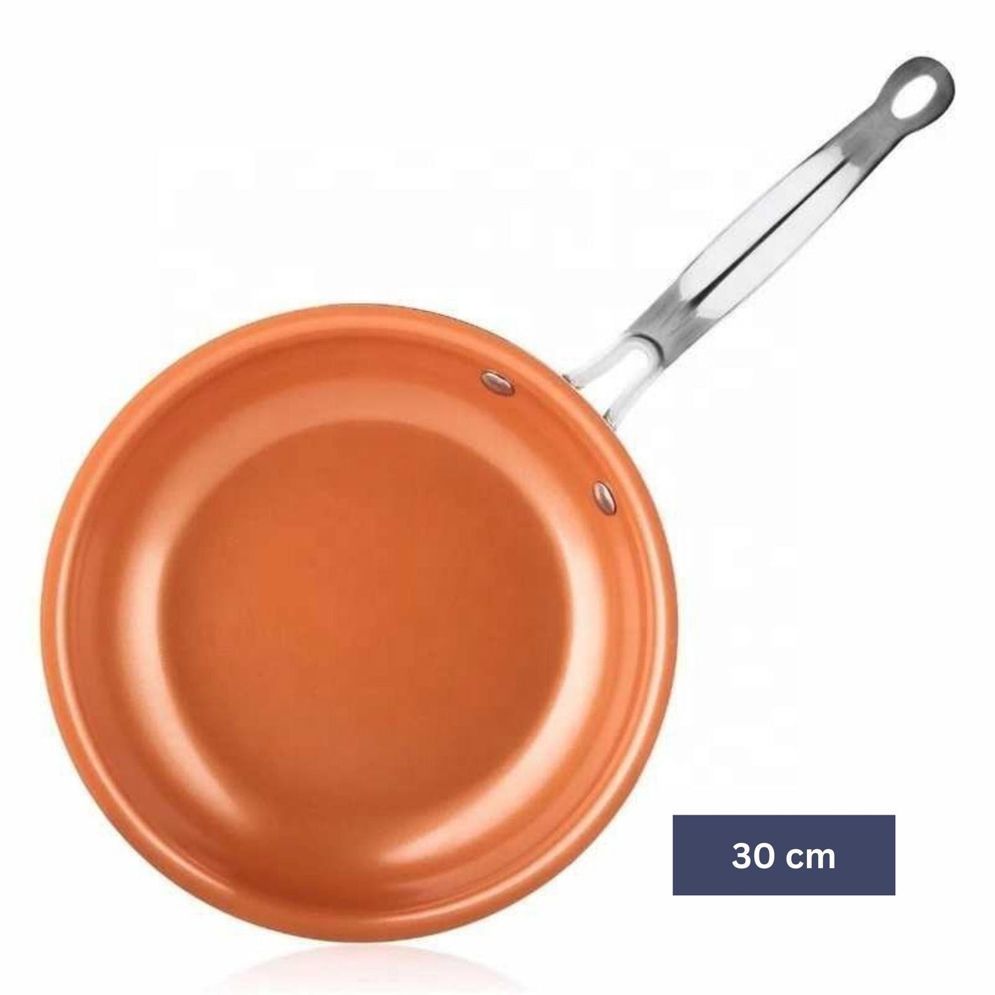 Deluxe Copper Frying Pan – Rapid-Heat Non-Stick Skillet, Oven & Induction Ready