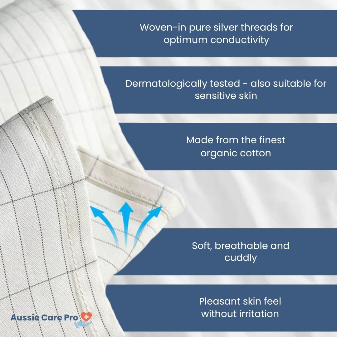 SilverGround Grounding Bed Sheet – Natural Sleep & Inflammation Relief