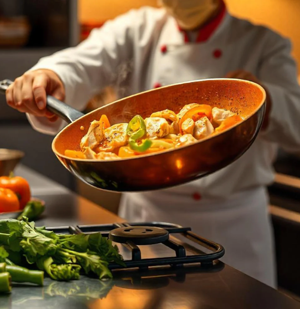 Deluxe Copper Frying Pan – Rapid-Heat Non-Stick Skillet, Oven & Induction Ready