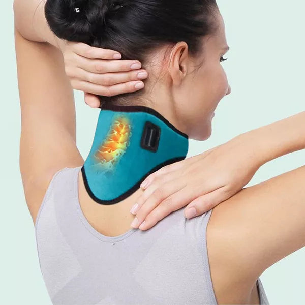 Heated Neck Wrap for Pain Relief – Adjustable, Soothing Heat Therapy for Neck & Shoulder Tension