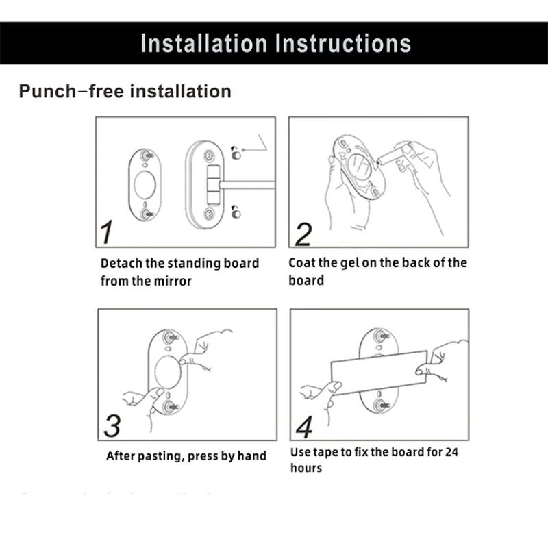 GlamGlow Deluxe LED Makeup Mirror – Magnifying Vanity Mirror with Dimmable Light
