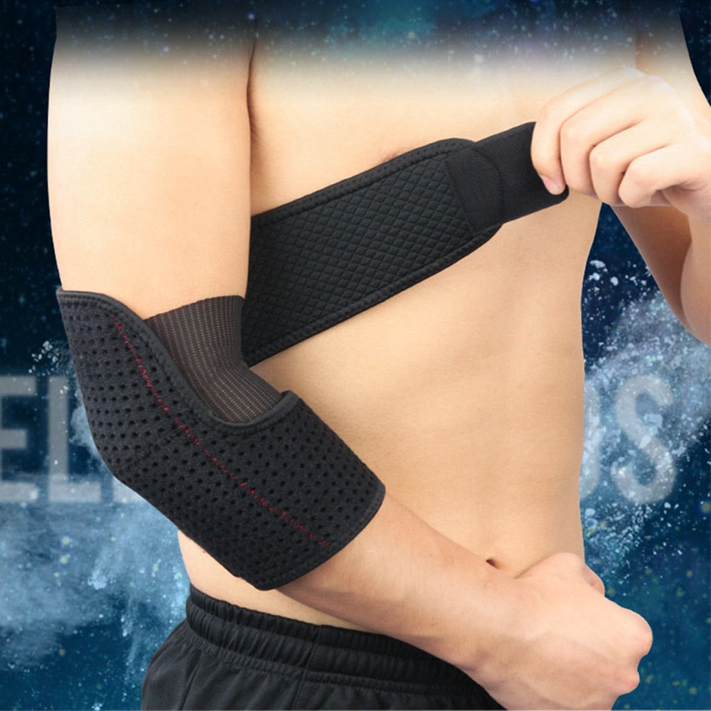Adjustable Elbow Support Brace – Compression & Stability for Pain Relief, Sports & Recovery