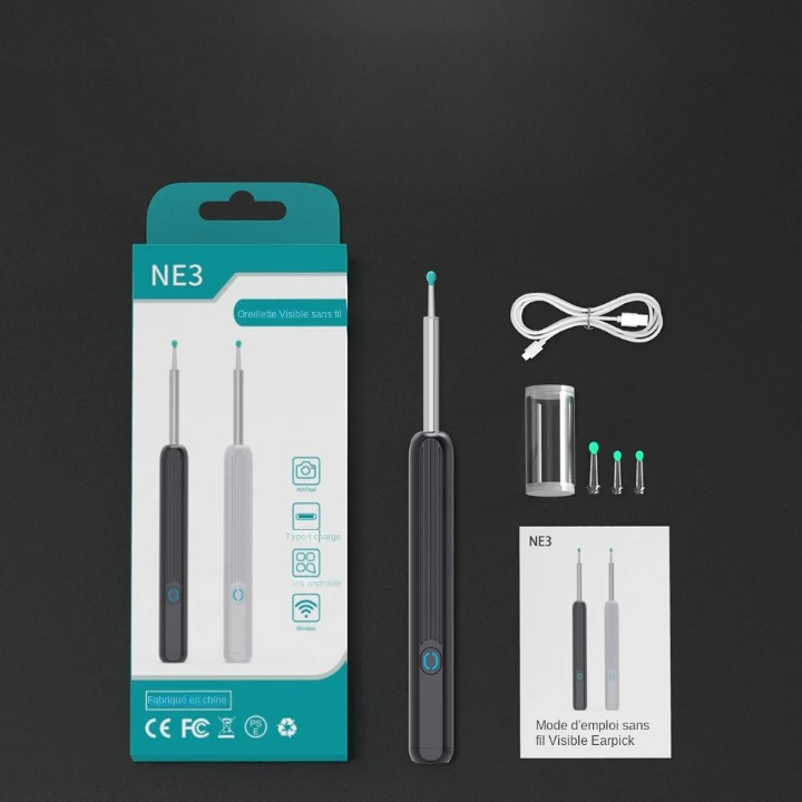 Wireless Smart Electric Ear Cleaner – Waterproof & LED Visual Cleaning