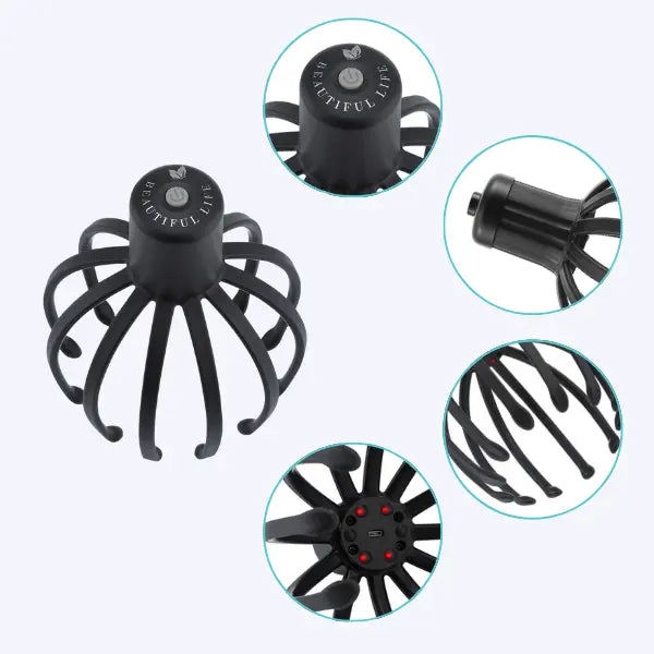 NeuroEase Pro Head Massager – Instant Stress Relief & Deep Relaxation - Rechargeable & Portable