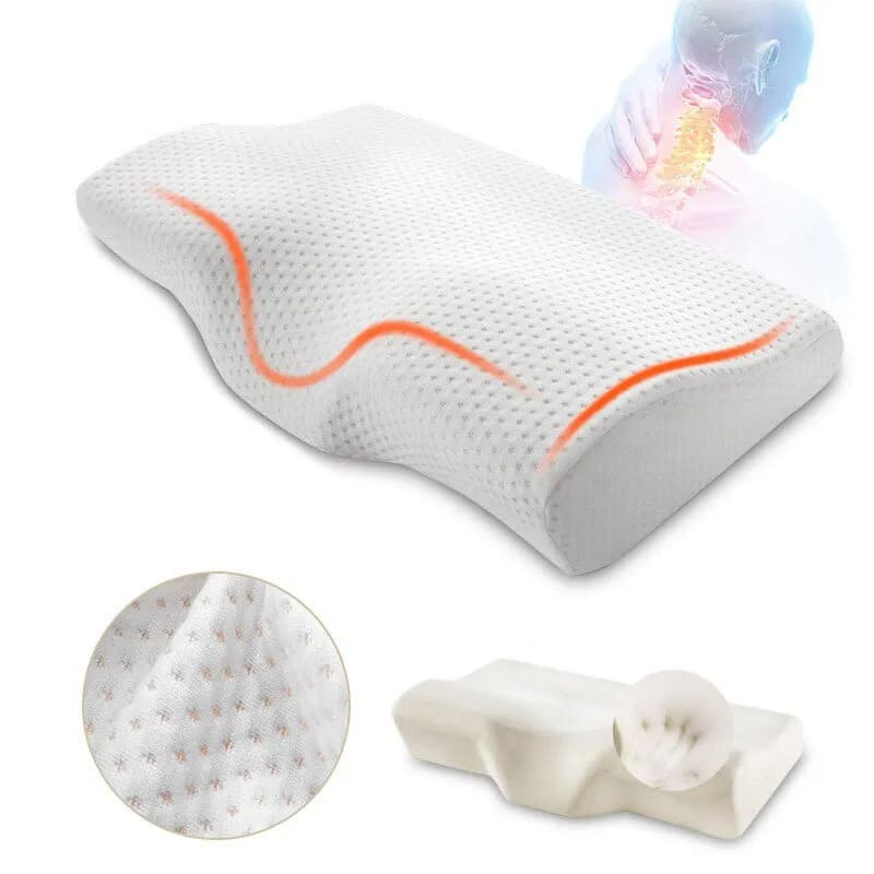 Ergonomic Memory Foam Cervical Pillow – Ultimate Neck & Spine Support for Deep Sleep
