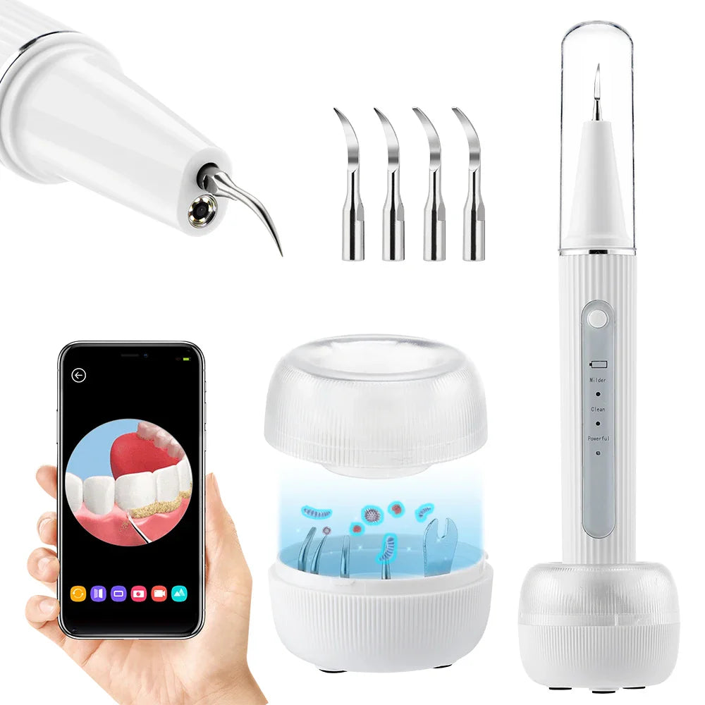SparkleScan – Ultrasonic Dental Cleaner & Teeth Whitening Tool