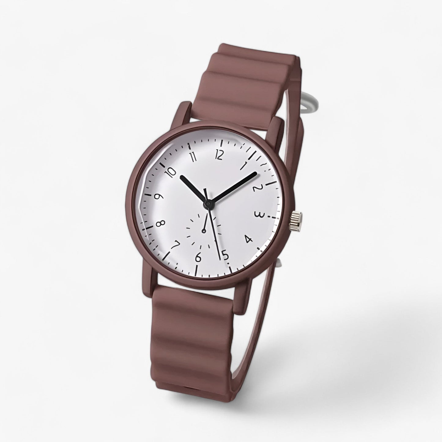 Mina Jelly Watch – Colourful Quartz Watch with Elegant Silicone Wave Strap