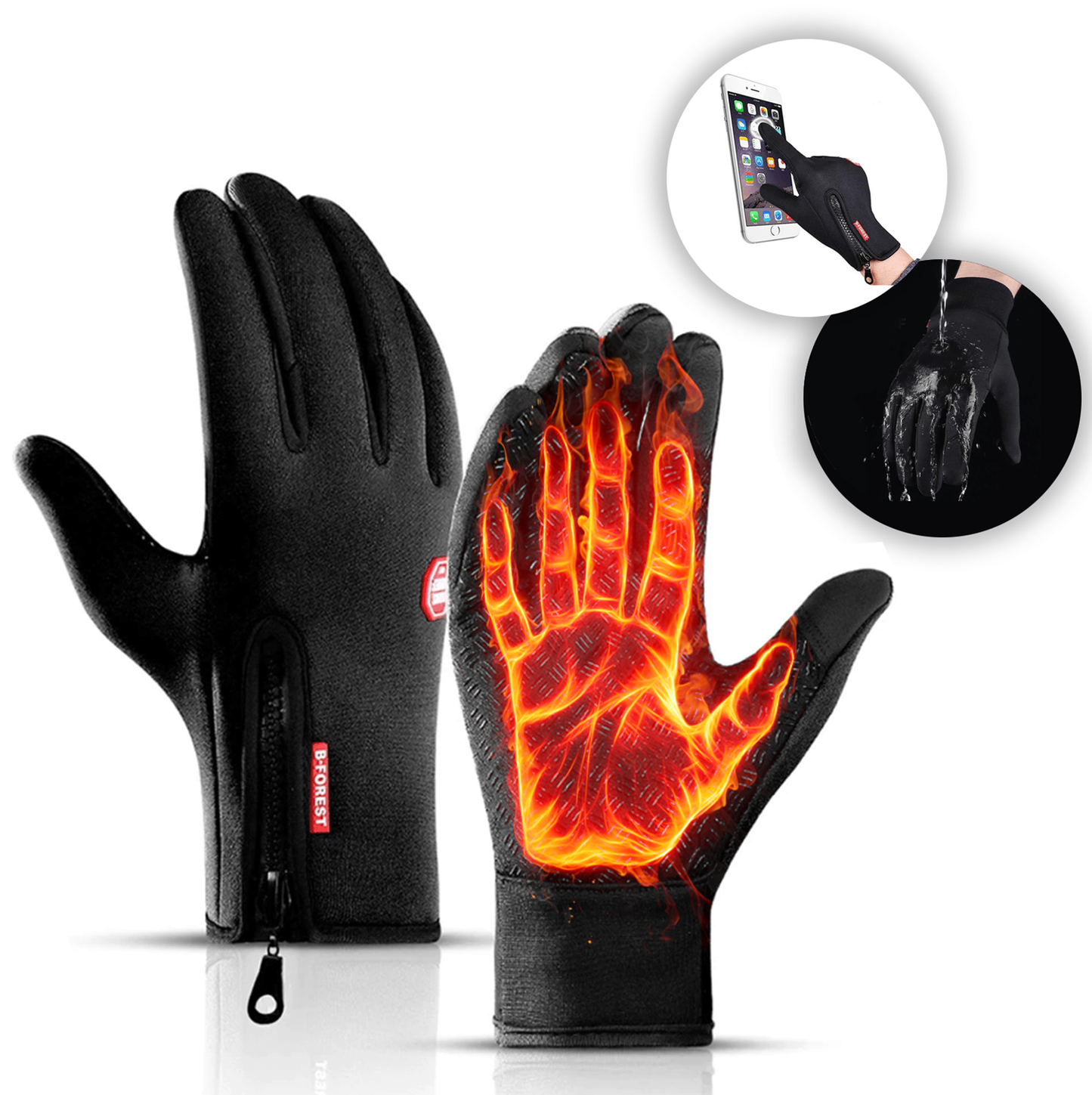 ThermaGrip Heated Gloves – Winter Cycling, Ski & Outdoor Gloves for Men & Women