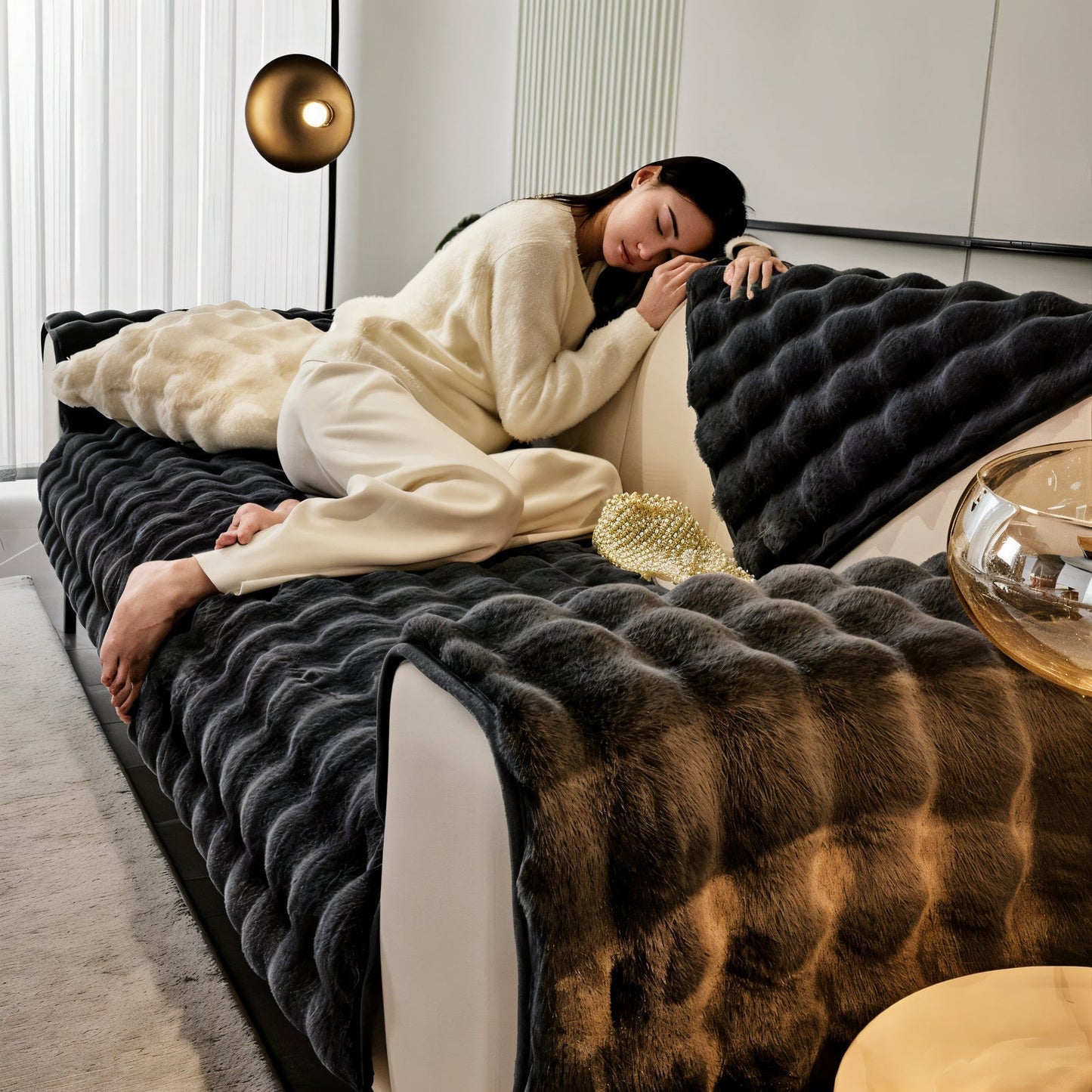 Ultra-Soft Premium Sofa Cover – Luxurious Protection & Style