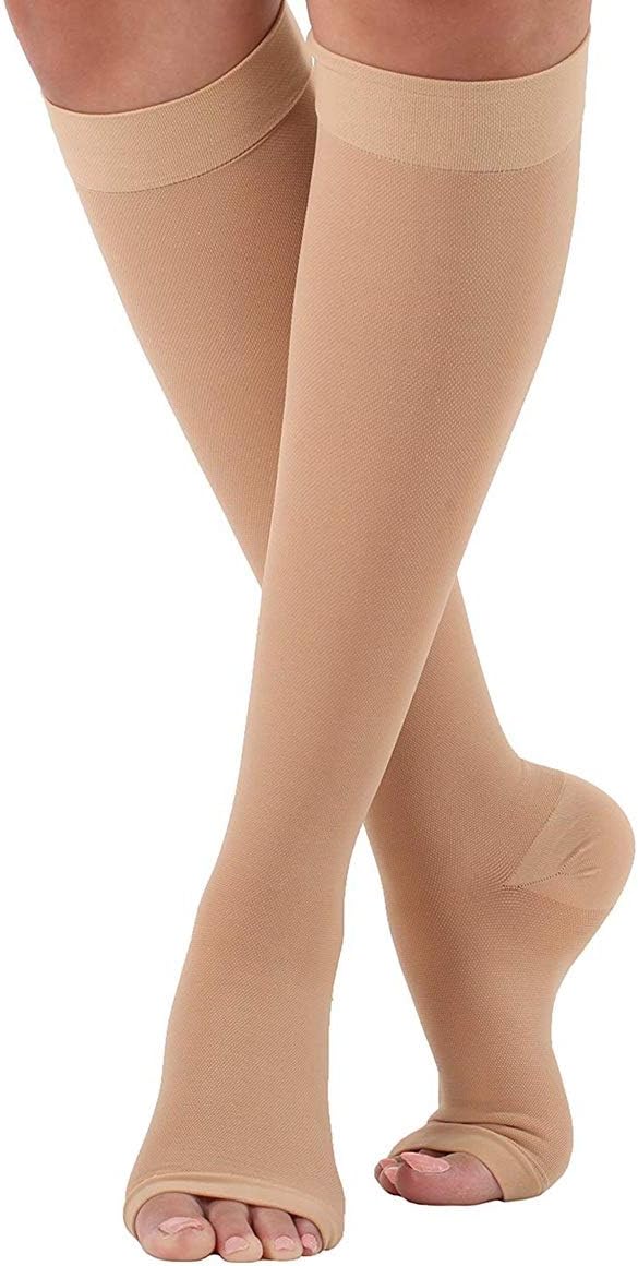 Aussie Care Pro Compression Socks – Open Toe Support for Better Circulation