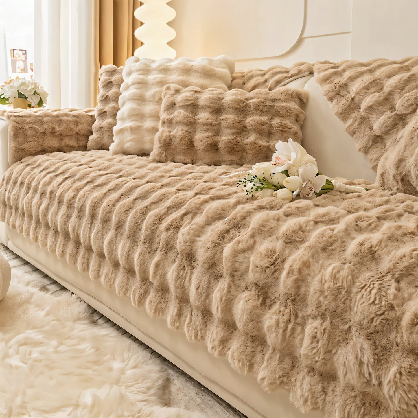Ultra-Soft Premium Sofa Cover – Luxurious Protection & Style
