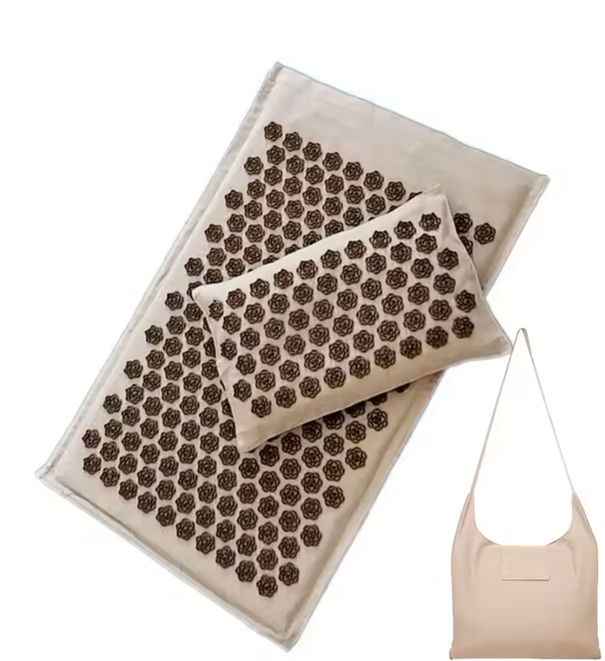 Eco Acupressure Mat & Pillow Set Premium Pain Relief & Relaxation