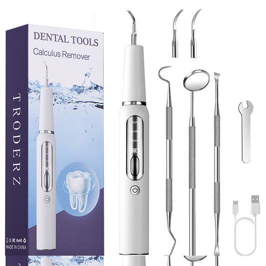 Ultrasonic Dental Plaque Remover – Rechargeable & Professional Teeth Cleaning