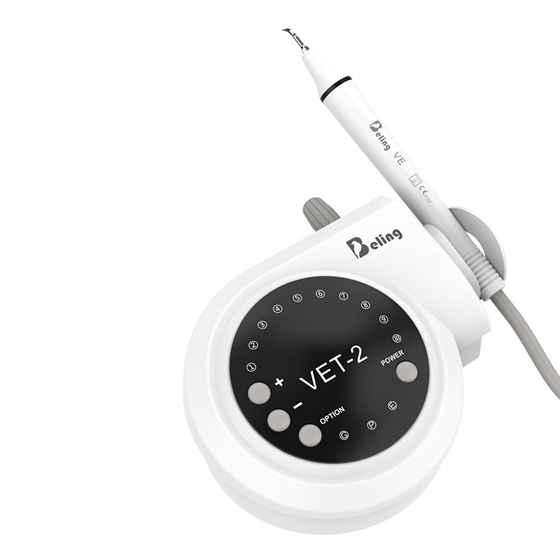 Ultrasonic Dental Scaler with 5 Replaceable Tips – Tartar & Plaque Remover