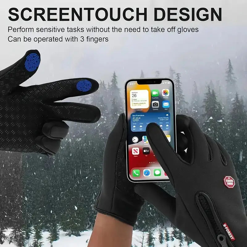 ThermaGrip Heated Gloves – Winter Cycling, Ski & Outdoor Gloves for Men & Women