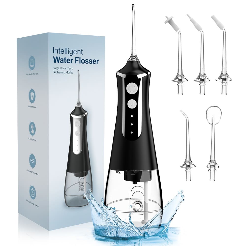 Cordless Water Flosser for Teeth – High-Pressure Oral Irrigator