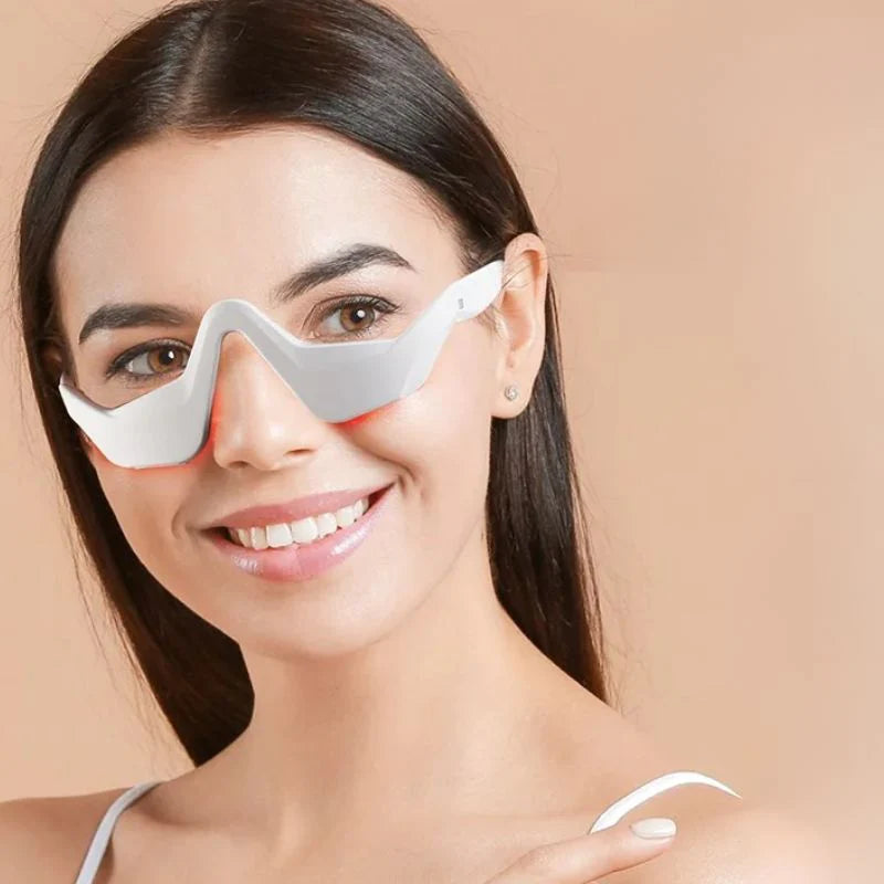 LuminaLift Red Light & EMS Eye Massager – 10 Min Daily Refresh for Fine Lines & Puffiness