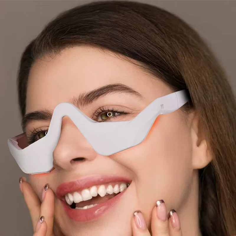 LuminaLift Red Light & EMS Eye Massager – 10 Min Daily Refresh for Fine Lines & Puffiness