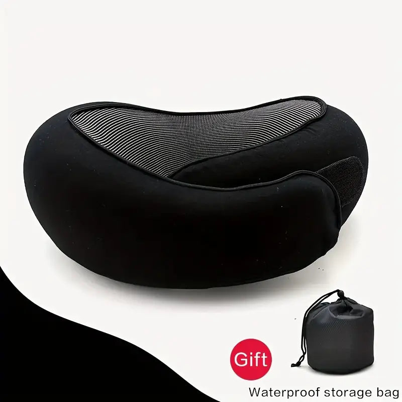 Travel Pillow Neck Cushion Durable U-shaped Slow Rebound Soft Neck Support