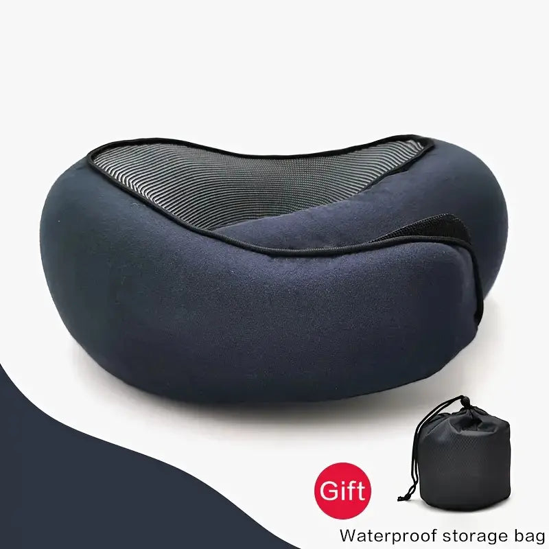 Travel Pillow Neck Cushion Durable U-shaped Slow Rebound Soft Neck Support