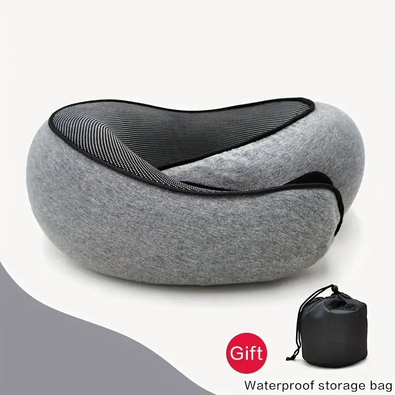 Travel Pillow Neck Cushion Durable U-shaped Slow Rebound Soft Neck Support