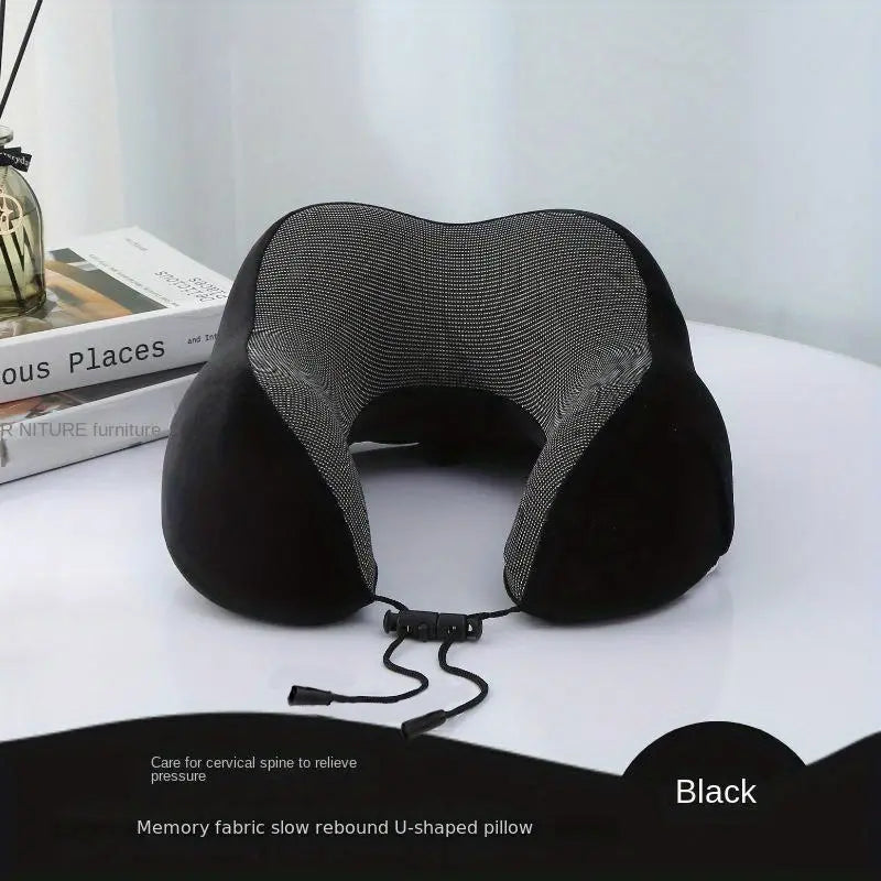 Slow Rebound Travel Pillow, U-shaped Headrest Neck Support Pillow