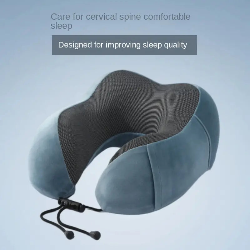Slow Rebound Travel Pillow, U-shaped Headrest Neck Support Pillow