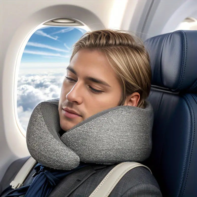 Soft Memory Foam Travel Neck Pillow