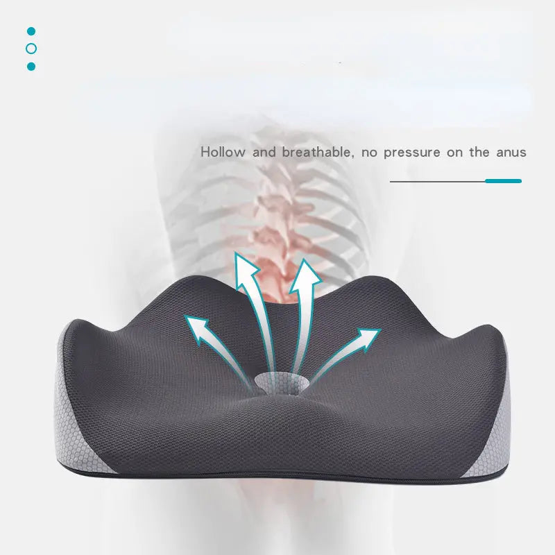 Supportive Memory Foam Seat Cushion for All-Day Comfort