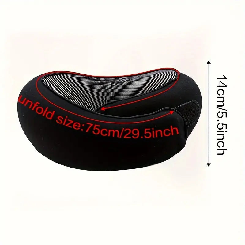 Travel Pillow Neck Cushion Durable U-shaped Slow Rebound Soft Neck Support