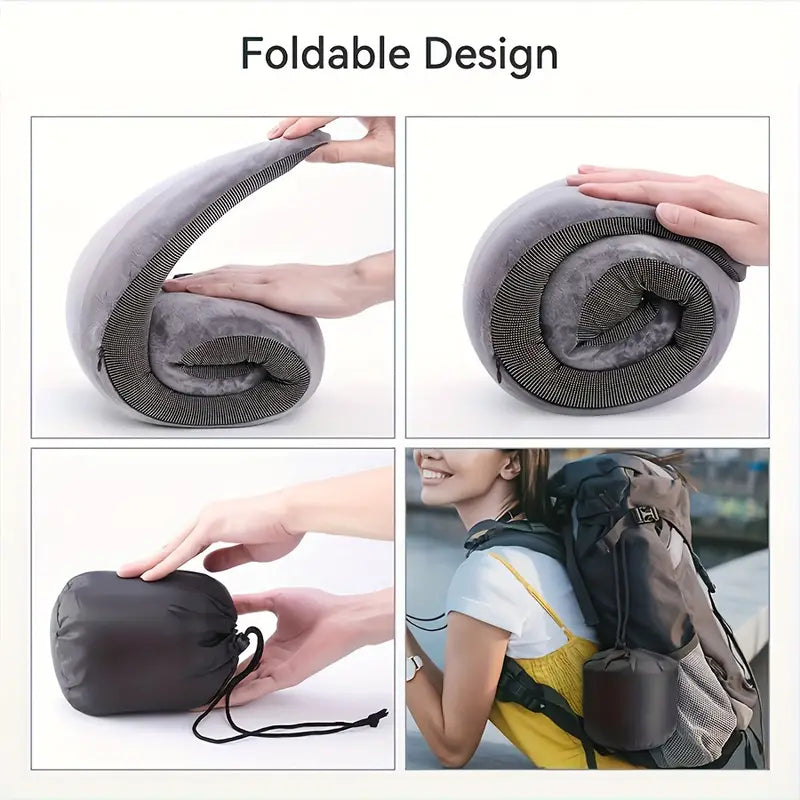 Soft Memory Foam Travel Neck Pillow