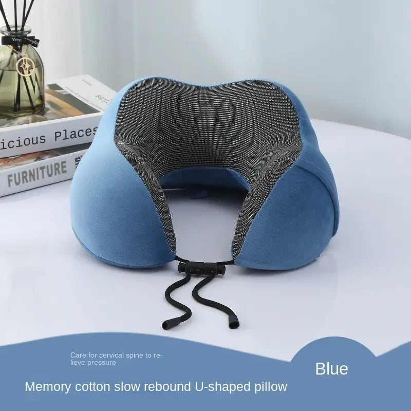 Slow Rebound Travel Pillow, U-shaped Headrest Neck Support Pillow