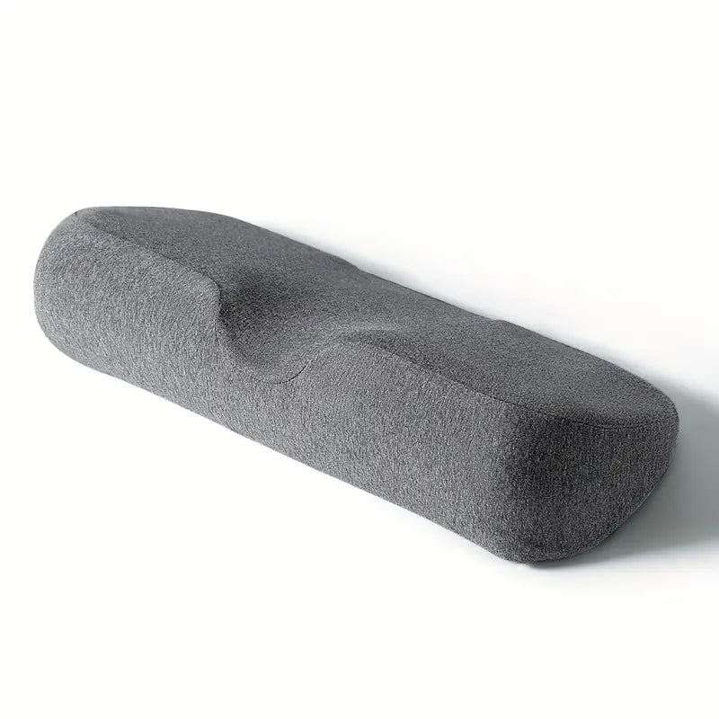 Memory Foam Bolster Stiff Neck Pain Relax, Support Sleeping Bed Pillow