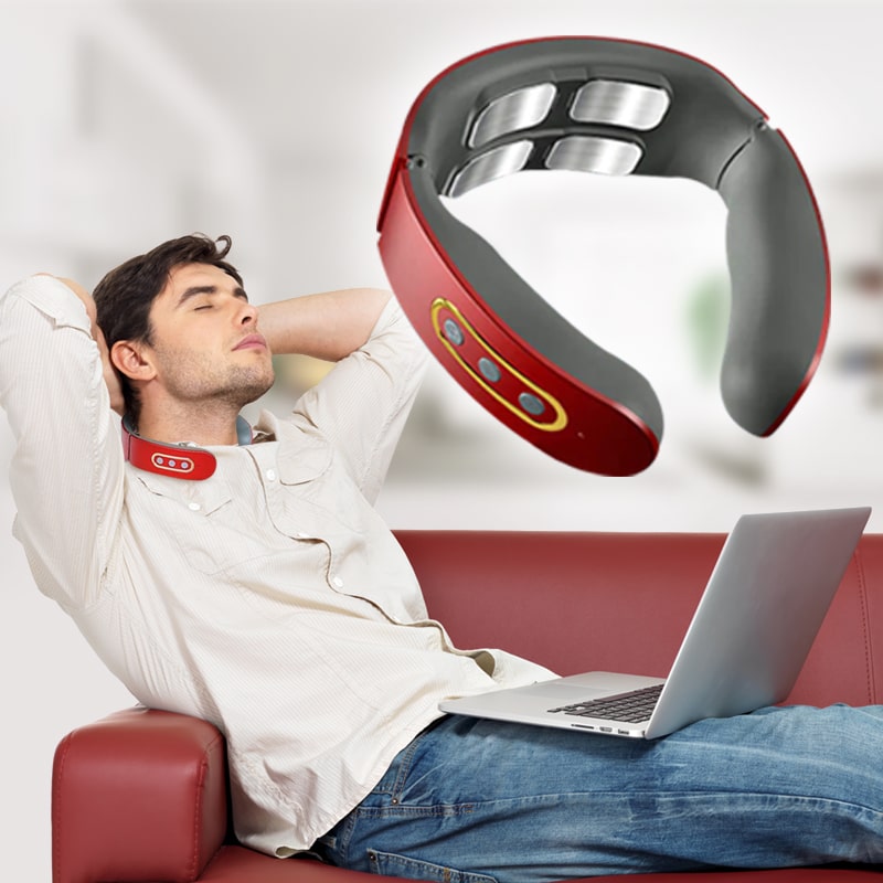 Premium Electric Neck Massager – Deep Tissue Relief & Heat Therapy