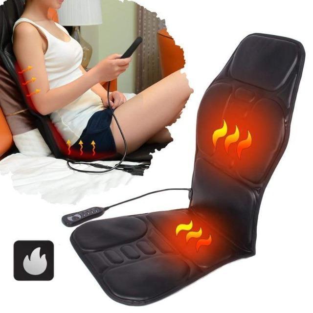Electric Full Body Massage Cushion – Heated Vibrating Chair Pad