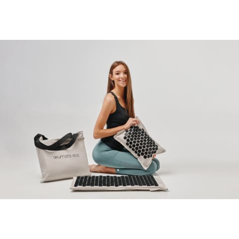 Eco Acupressure Mat & Pillow Set Premium Pain Relief & Relaxation