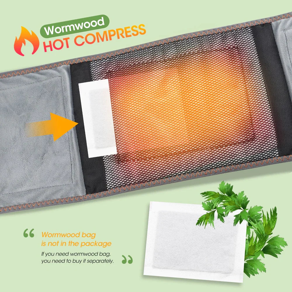 Heated Back Brace Massager for Lower Back Pain