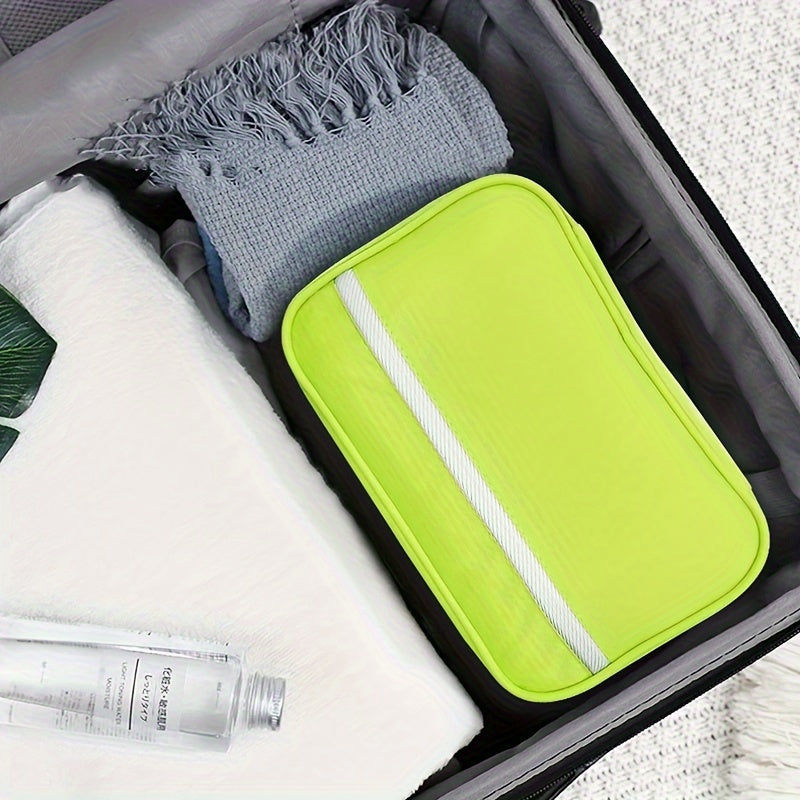 Compact Hanging Toiletry Organizer – Travel Bathroom Storage Bag