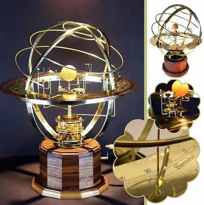 Grand Orrery Solar System Model – Handcrafted Brass Planetary Display