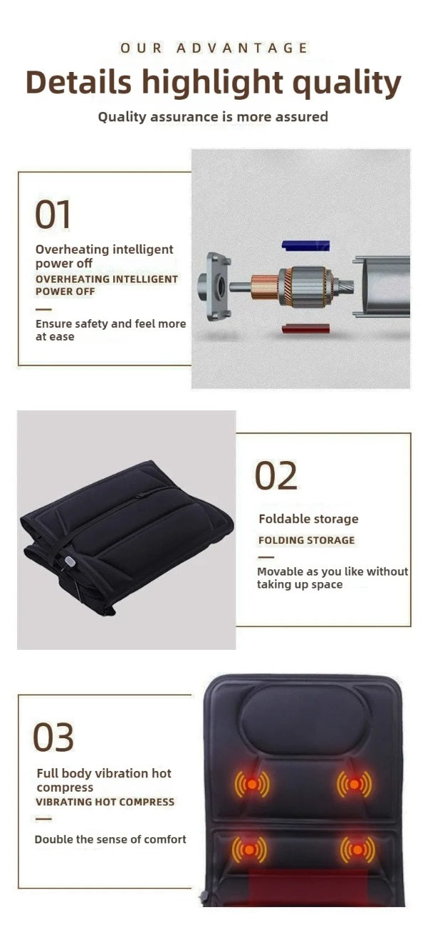 Full Body Heated Massage Mat