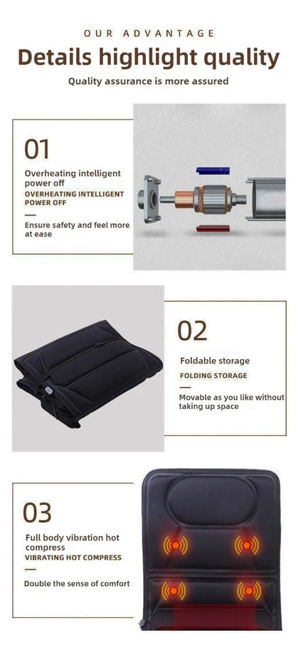 Full Body Heated Massage Mat