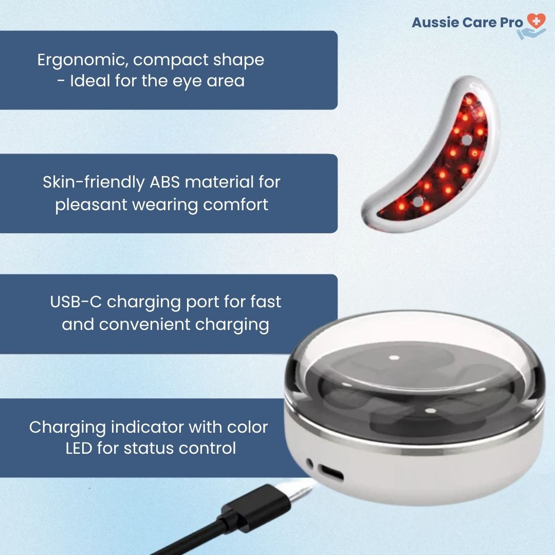 LumiGlide Eye Care Device – LED & EMS Rejuvenating Eye Therapy