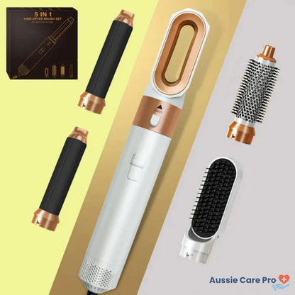 5-in-1 Hair Styler – Curl, Straighten, Dry & Volumise