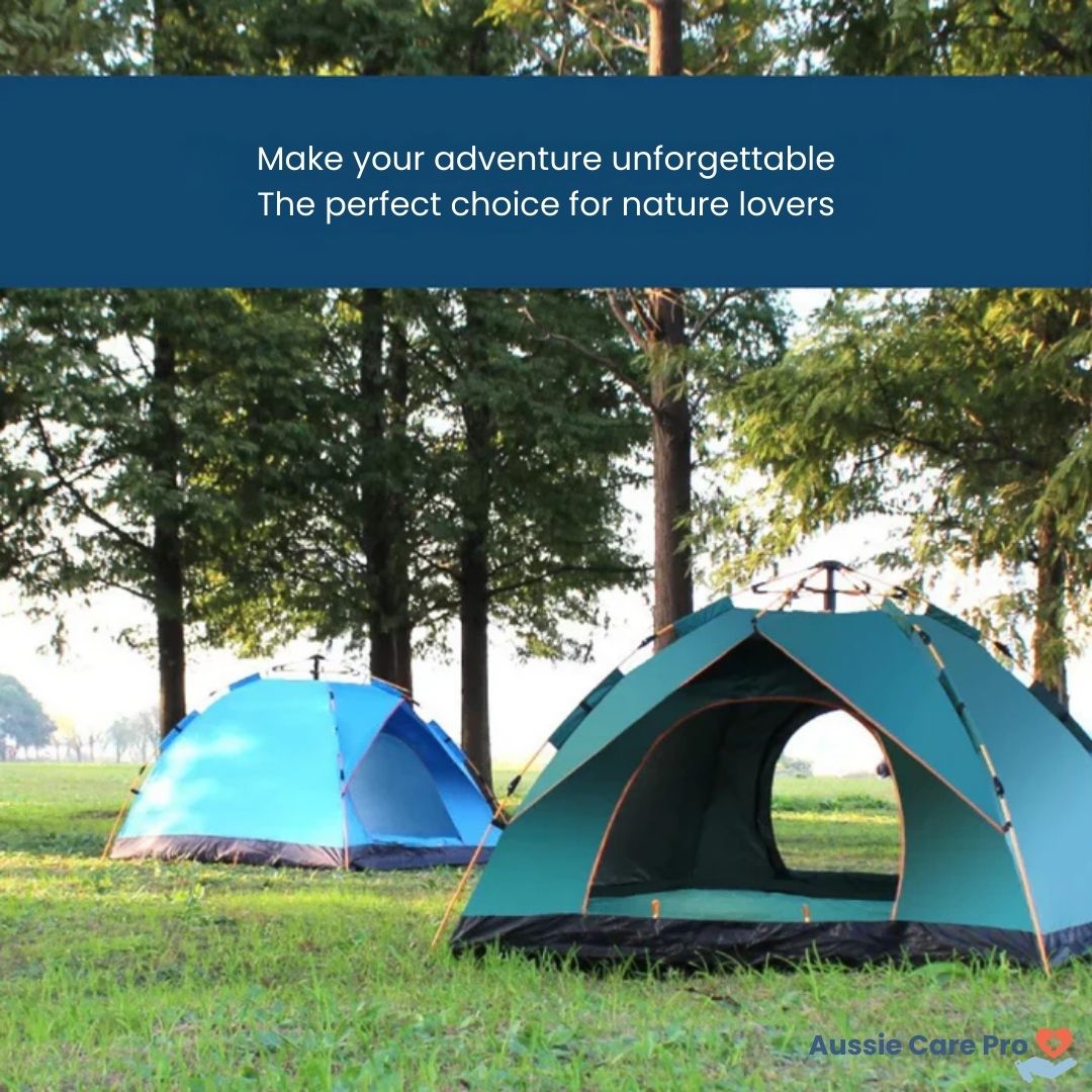Instant Pop Up Tent – 2-4 Person Automatic Camping Tent